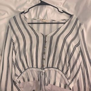 pacsun LA hearts cropped  blouse